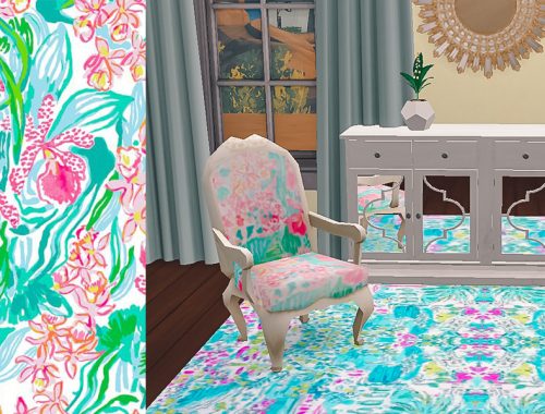 themaddymarie's Lilly Pulitzer armchair