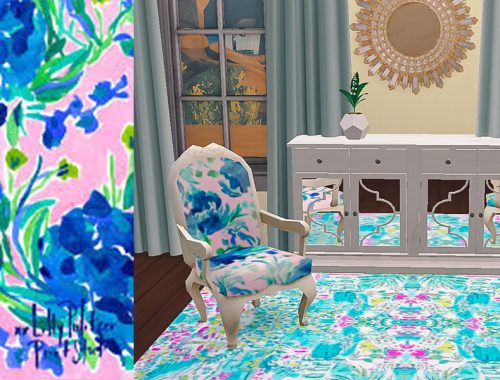 themaddymarie's Lilly Pulitzer armchair