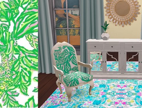 themaddymarie's Lilly Pulitzer armchair