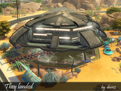 They landed