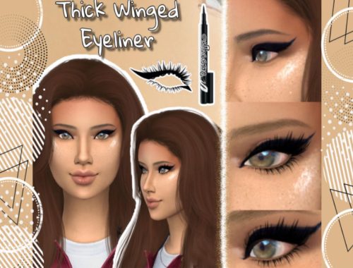 Thick Winged Eyeliner