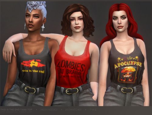 This Is the End tank top | Mesh needed