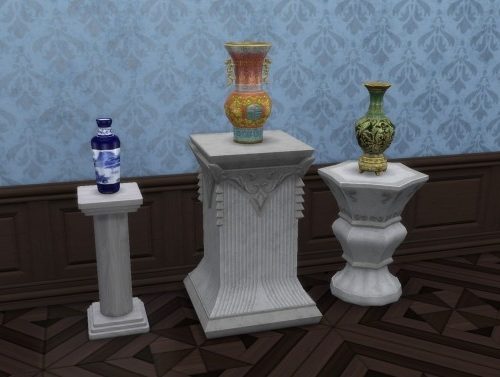 Three Pedestals by TheJim07 at Mod The Sims