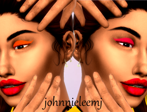 johnnieleemj Chunky Winged Eyeliner