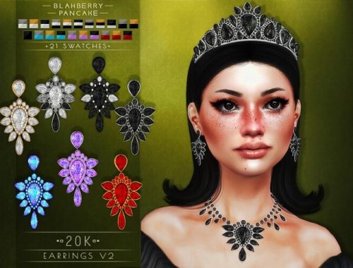 Tiara, necklaces & earrings at Blahberry Pancake
