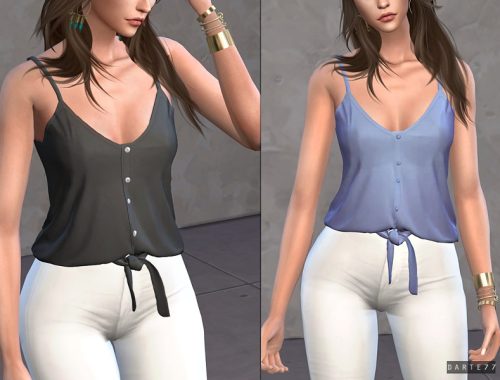 Tie-Front Tank Top
