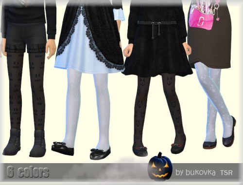 Tights Pumpkin child