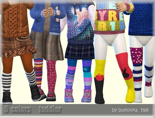 Tights Striped  Mix