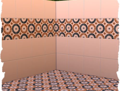 Tile wall by Chalipo at All 4 Sims