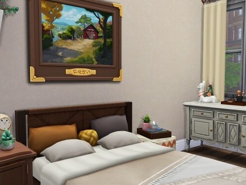TINY APARTMENT FOR 8 SIMS at Aveline Sims