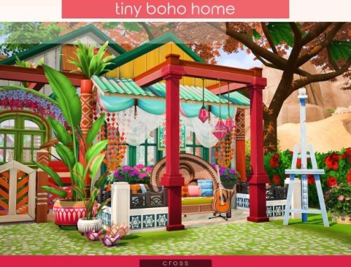 Tiny Boho Home by Praline at Cross Design