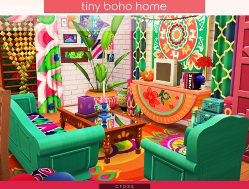 Tiny Boho Home by Praline at Cross Design