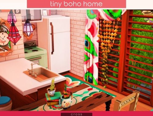 Tiny Boho Home by Praline at Cross Design