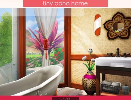 Tiny Boho Home by Praline at Cross Design