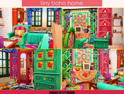 Tiny Boho Home by Praline at Cross Design