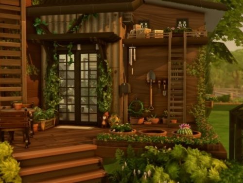 Tiny gardener’s shack at a-winged-llama