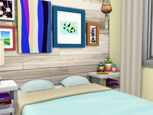 TINY HOUSE FOR 8 SIMS at Aveline Sims