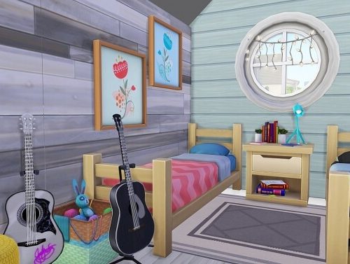 TINY HOUSE FOR 8 SIMS at Aveline Sims