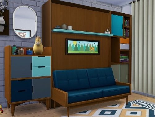 TINY HOUSE FOR A COUPLE WITH 3 TODDLERS at Aveline Sims