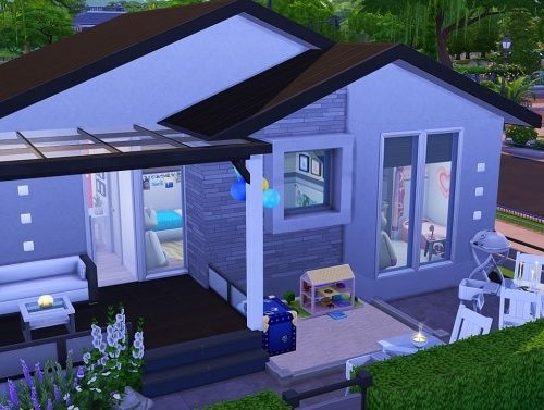 TINY HOUSE FOR A SINGLE MOM WITH 7 KIDS at Aveline Sims