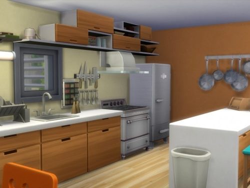 Tiny House Mid-Century-ish by justJones at Mod The Sims