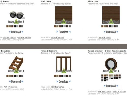 Tiny Houses & Trailers set by Sandy at Around the Sims 4