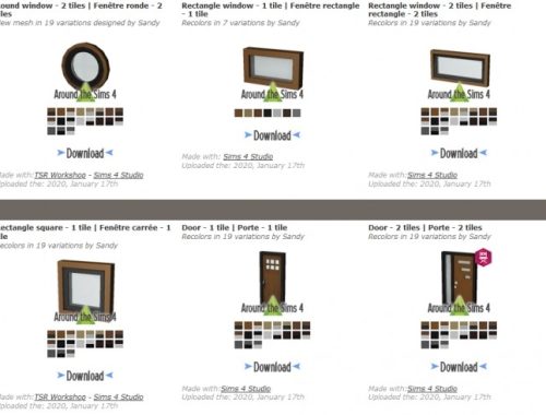 Tiny Houses & Trailers set by Sandy at Around the Sims 4