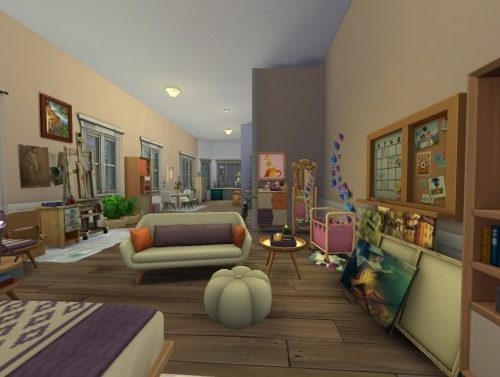 Tiny Living Apartment by maddiexz3 at Mod The Sims