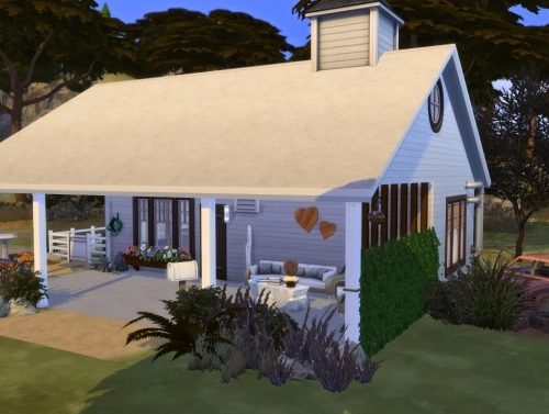 TINY LIVING BARN at MODELSIMS4