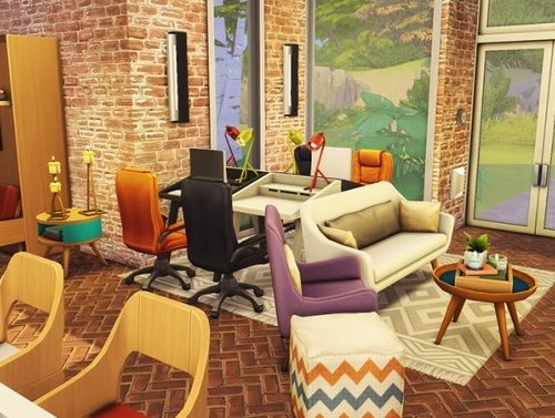 Tiny Living Home for 8 Sims at Miss Ruby Bird