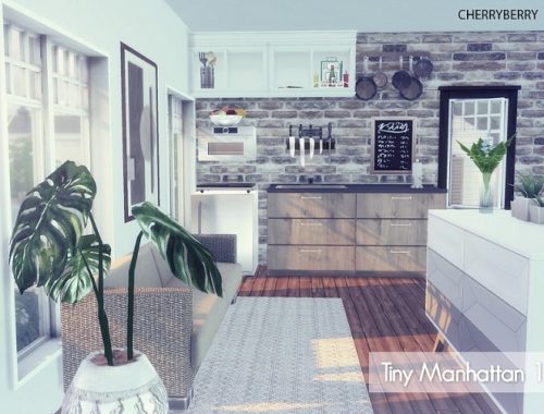 Tiny Manhattan 1 classic yet modern apartment at Cherryberry