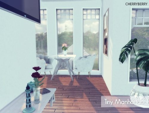 Tiny Manhattan 1 classic yet modern apartment at Cherryberry