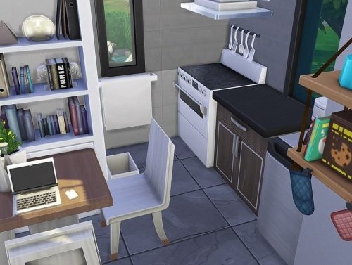 TINY MODERN A-FRAME HOME at Aveline Sims