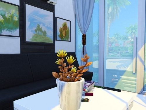 TINY MODERN A-FRAME HOUSE at Aveline Sims