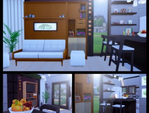 Tiny Modern House at Lily Sims