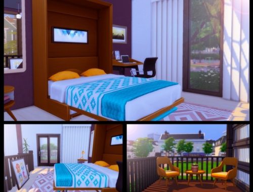 Tiny Modern House at Lily Sims