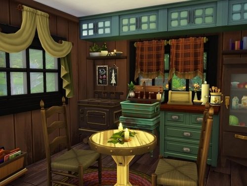 TINY OFF-THE-GRID HOUSE at Aveline Sims