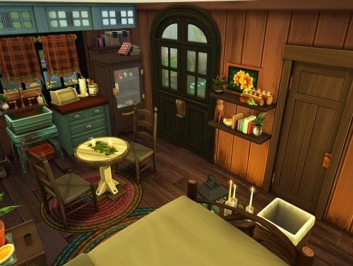 TINY OFF-THE-GRID HOUSE at Aveline Sims