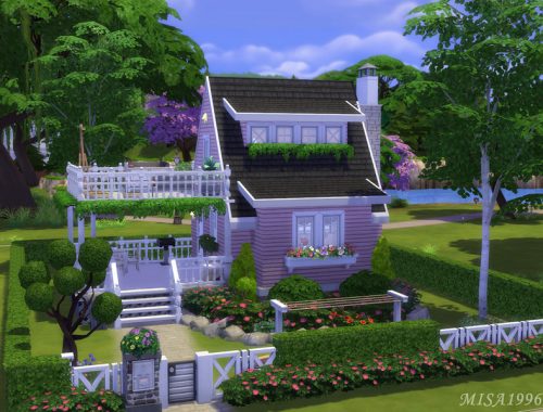 Tiny pink house