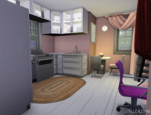 Tiny pink house