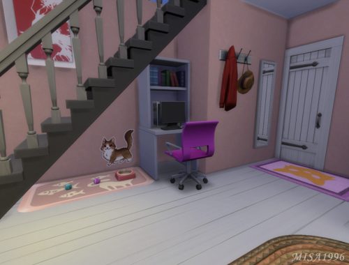Tiny pink house