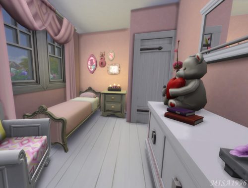 Tiny pink house