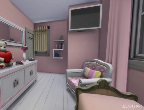 Tiny pink house