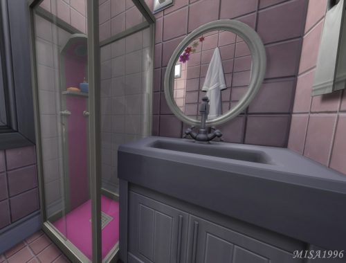 Tiny pink house