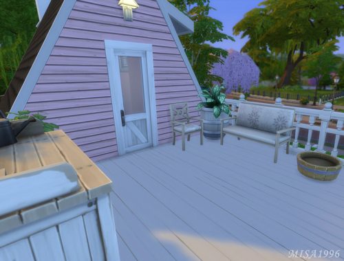 Tiny pink house