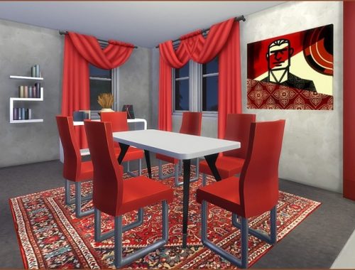 Tiny Semi Modern Double House by oumamea at Mod The Sims