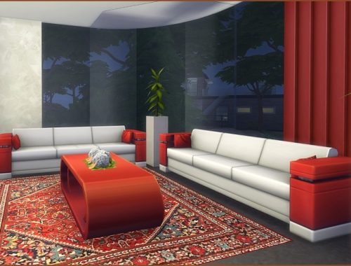 Tiny Semi Modern Double House by oumamea at Mod The Sims