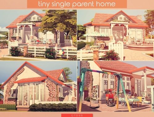 Tiny Single Parent Home by Praline at Cross Design