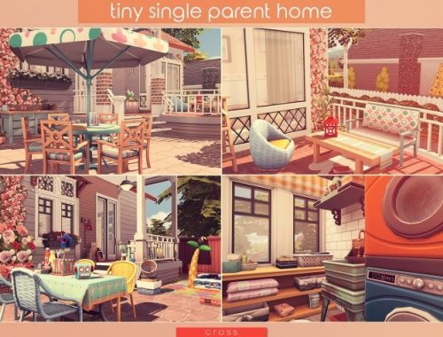 Tiny Single Parent Home by Praline at Cross Design