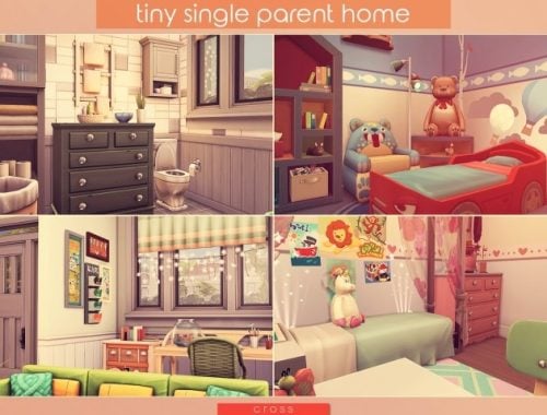 Tiny Single Parent Home by Praline at Cross Design
